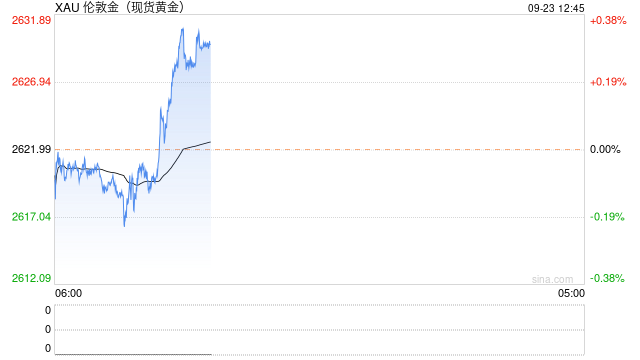 2630美元！黄金再刷新高